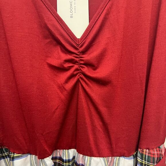 Bloomchic Plaid Midi Dress - Picture 5 of 8